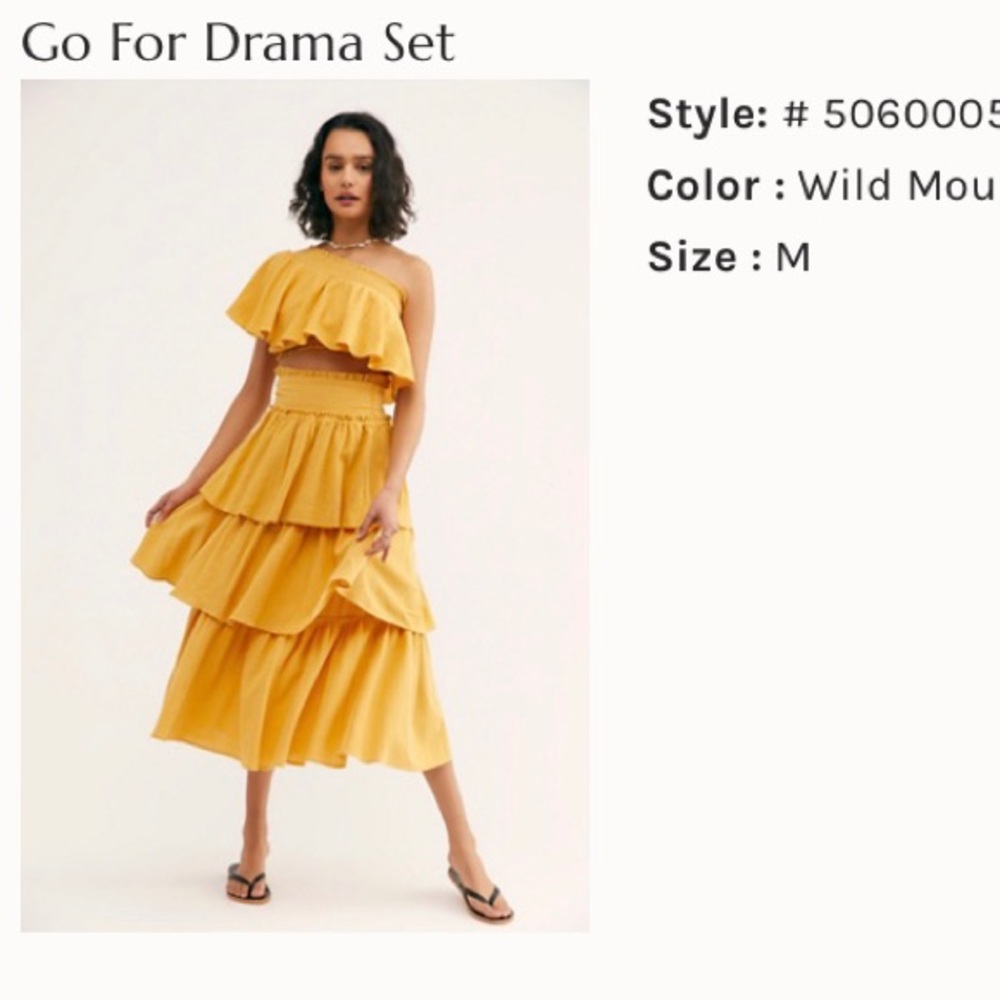 Free people go for drama set